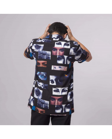HUF Optic SS Resort Shirt Top Black