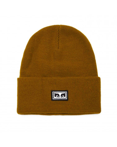 Obey Icon Eyes Beanie Wood Brown
