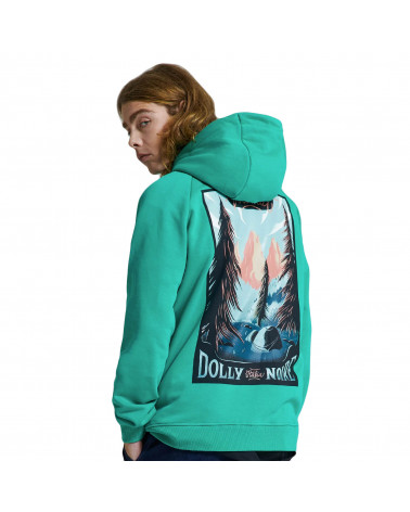Dolly Noire Felpa Dolomiti Hoodie Green