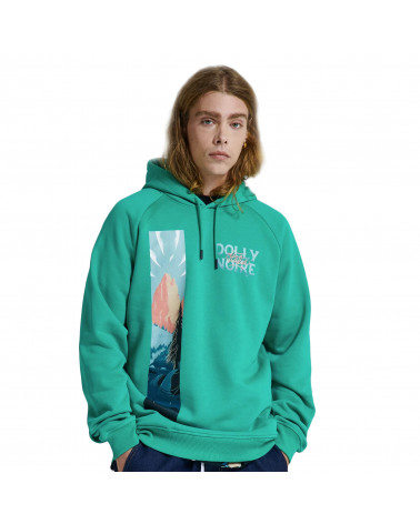 Dolly Noire Felpa Dolomiti Hoodie Green