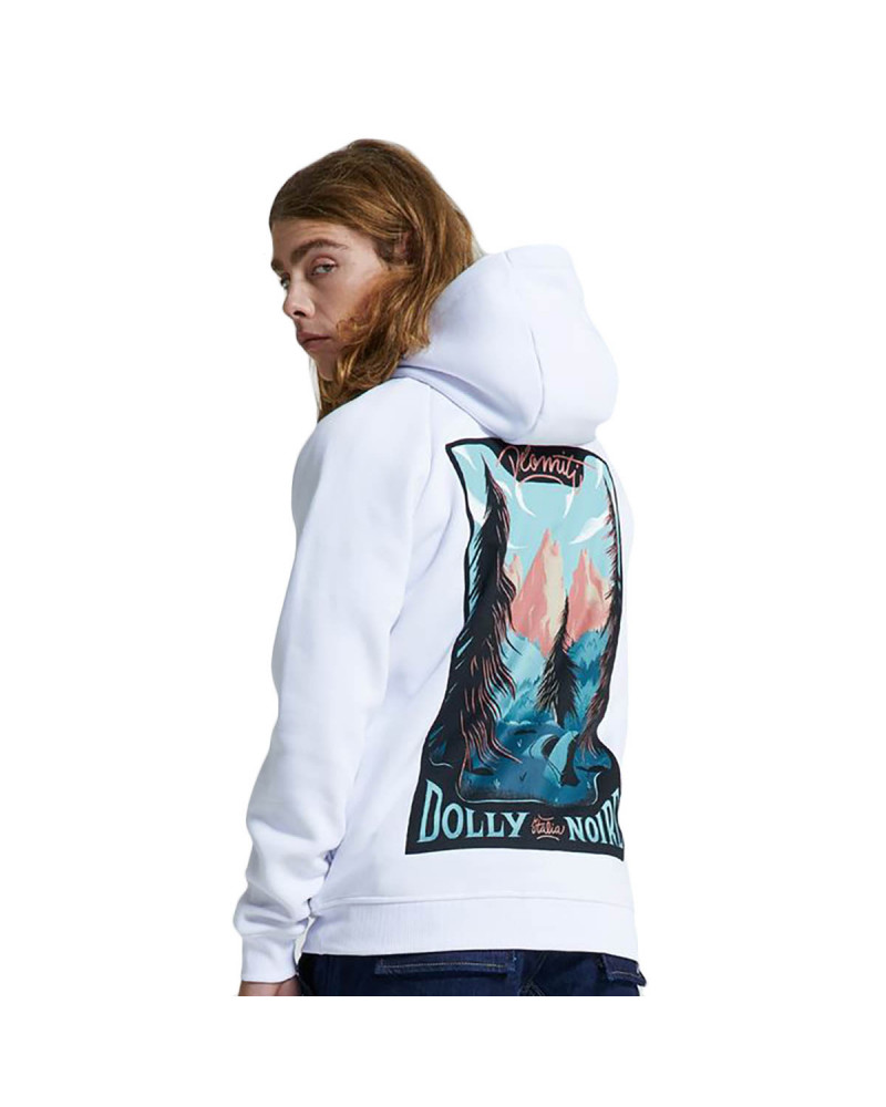 Dolly Noire Felpa Dolomiti Hoodie White