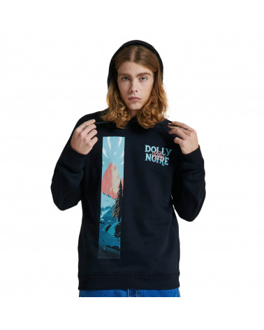 Dolly Noire Felpa Dolomiti Hoodie Black