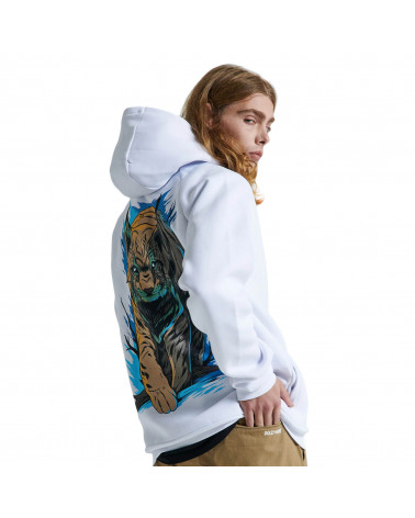 Dolly Noire Sweatshirt Lince Hoodie White