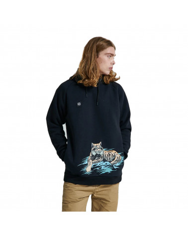 Dolly Noire Felpa Lince Hoodie Black