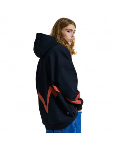 Dolly Noire Sweatshirt Bench Duomo Rovesciato H Over Line Red