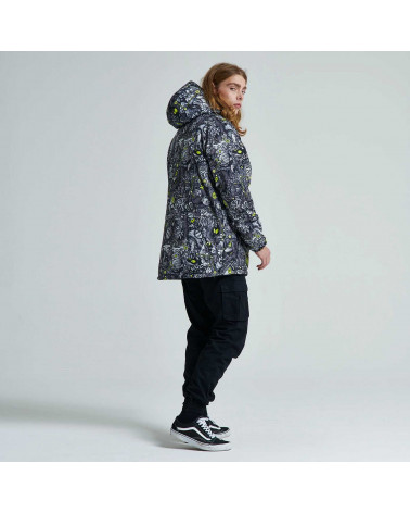 Dolly Noire Giacca Bosco Net Jacket Hoodie Zip