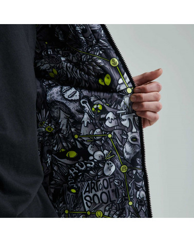 Dolly Noire Giacca Bosco Net Jacket Hoodie Zip