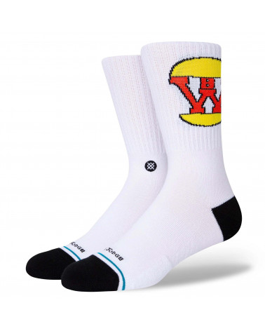 Stance Calze Burgerworld White