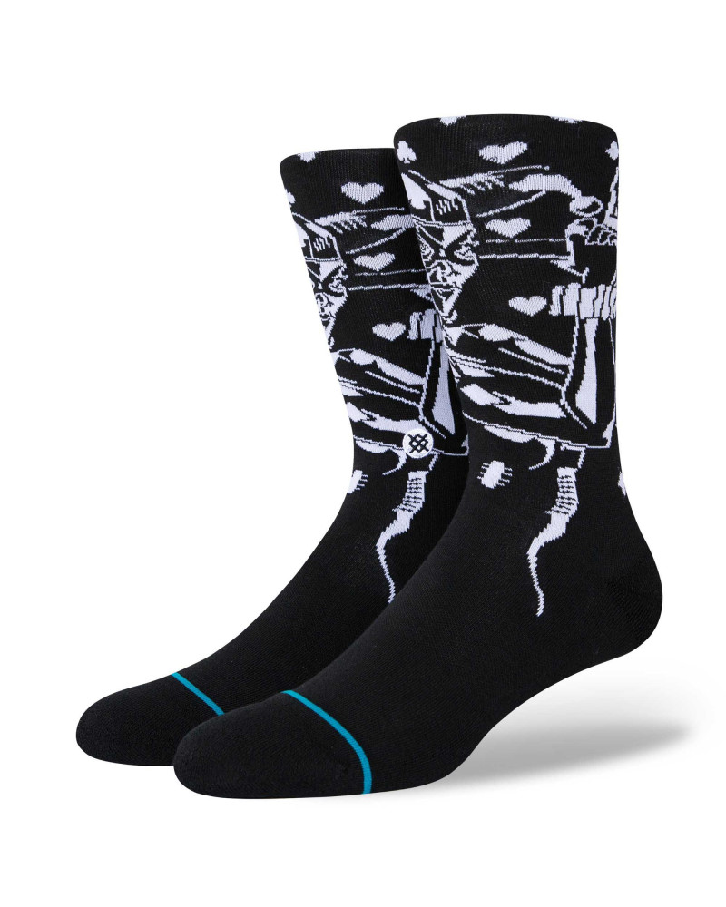 Stance Calze Quinn Crew Sock Black