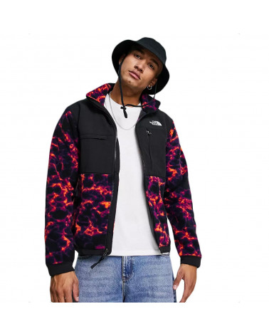 The North Face Giacca Denali Jacket 2 Black Marble Camo Print