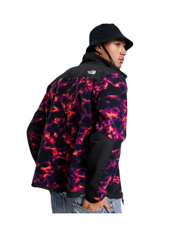 The North Face Denali Jacket 2 Black Marble Camo Print