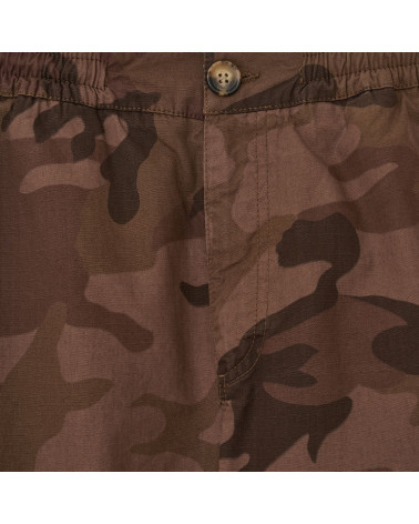 Iuter Pantaloni Cargo Camo Jogger Camo Marrone