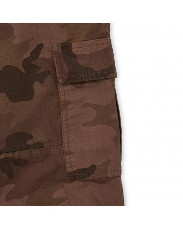 Iuter Pantaloni Cargo Camo Jogger Camo Marrone