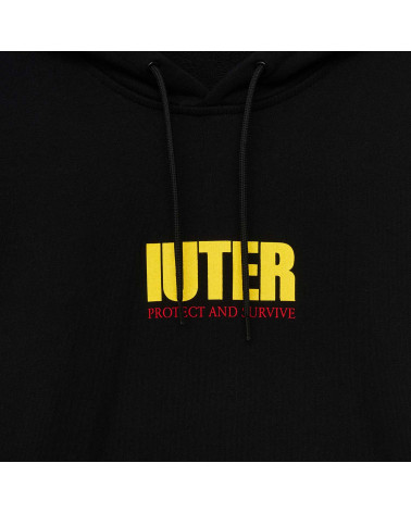 Iuter Sweatshirt Stay Alive Hoodie Black