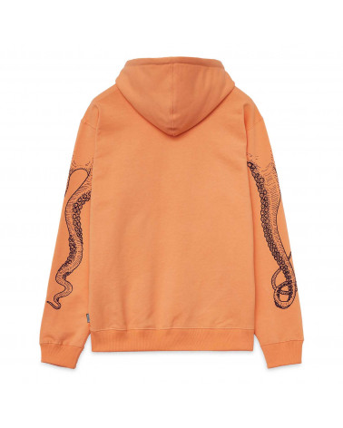 Octopus Felpa Outiline Logo Hoodie Peach