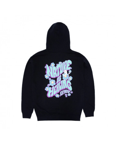 RIPNDIP Felpa Nature Is Healing Hoodie Black