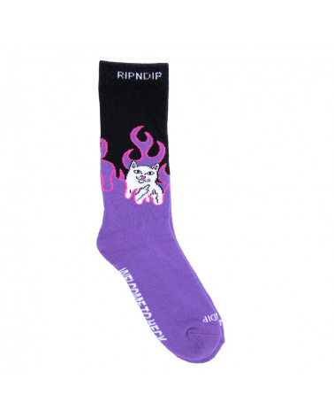 RIPNDIP Peeking Nermal Socks (White/Green)
