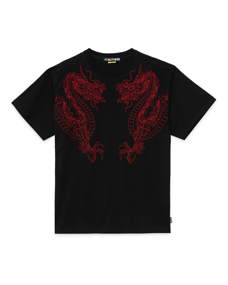 Iuter T-Shirt Dragon Tee Black