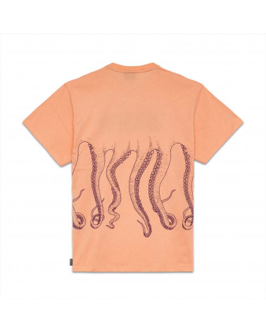 Octopus T-Shirt Outiline Logo Tee Peach