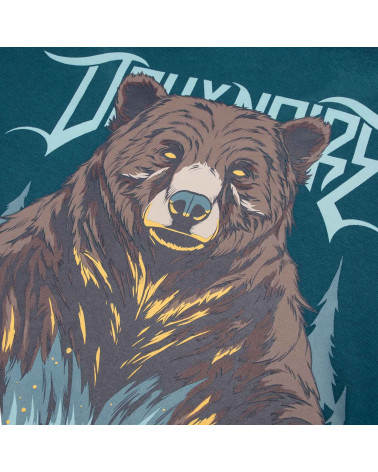 Dolly Noire Sweatshirt Orso Bruno Crewneck Teal Blue