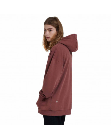 Dolly Noire Felpa Lettering Hoodie Over Brown