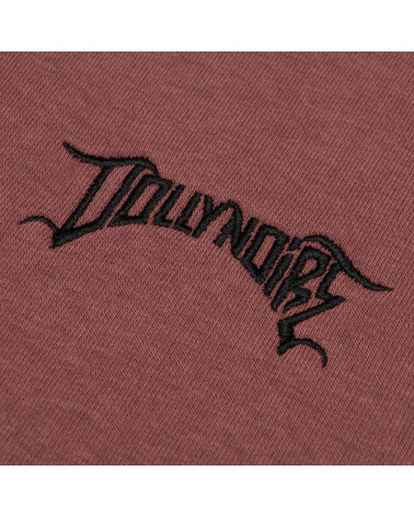 Dolly Noire Felpa Lettering Hoodie Over Brown