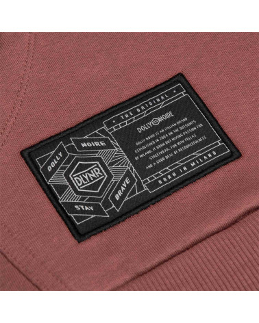 Dolly Noire Felpa Lettering Hoodie Over Brown