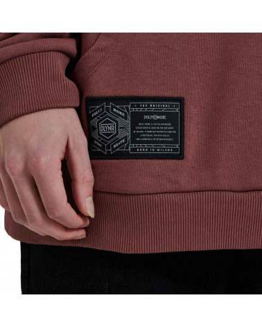 Dolly Noire Felpa Lettering Hoodie Over Brown