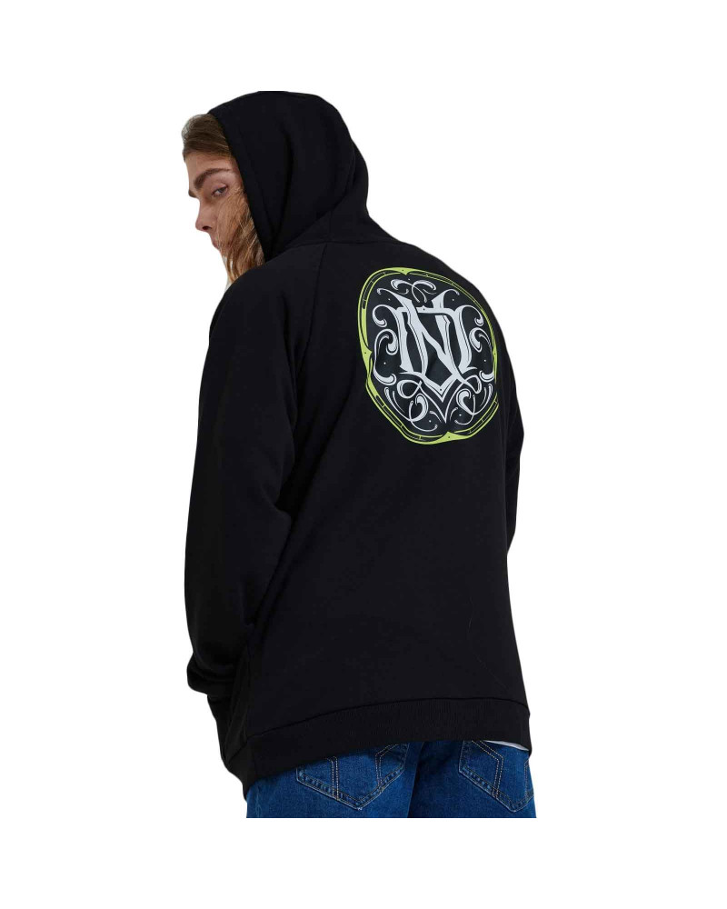 Dolly Noire Swetshirt Monogramma Hoodie Black