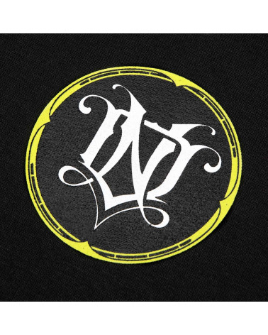 Dolly Noire Swetshirt Monogramma Hoodie Black