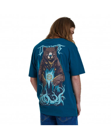 Dolly Noire T-Shirt Orso Bruno Tee Teal Blue