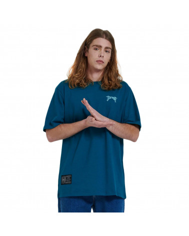 Dolly Noire T-Shirt Orso Bruno Tee Teal Blue