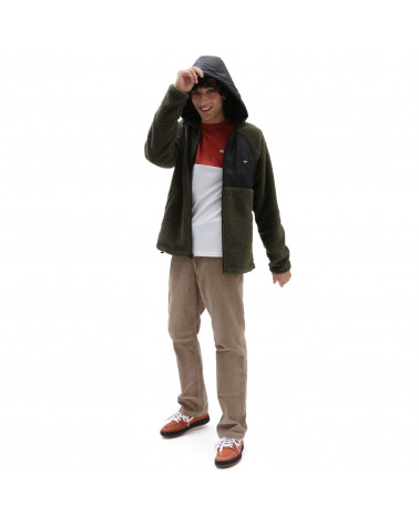 Vans Sherpa Hoodie Grape Leaf/Black