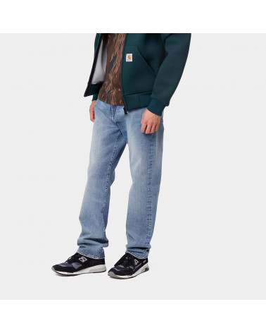 Carhartt Wip Jeans Pontiac Blue Light Used Wash