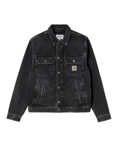 Carhartt Wip Giacca Stetson Jacket Black Stone Washed