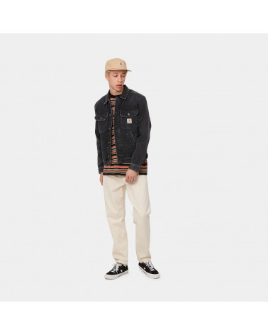 Carhartt Wip Giacca Stetson Jacket Black Stone Washed