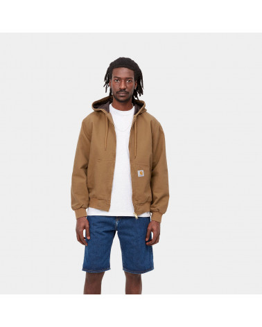 Carhartt Wip Giacca Active Jacket (Summer) Hamilton Brown Rinsed