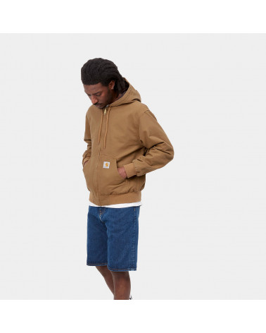 Carhartt Wip Giacca Active Jacket (Summer) Hamilton Brown Rinsed