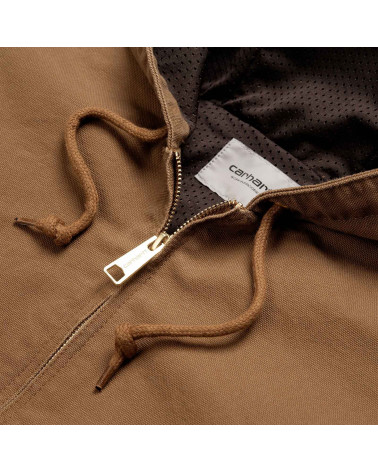 Carhartt Wip Active Jacket (Summer) Hamilton Brown Rinsed