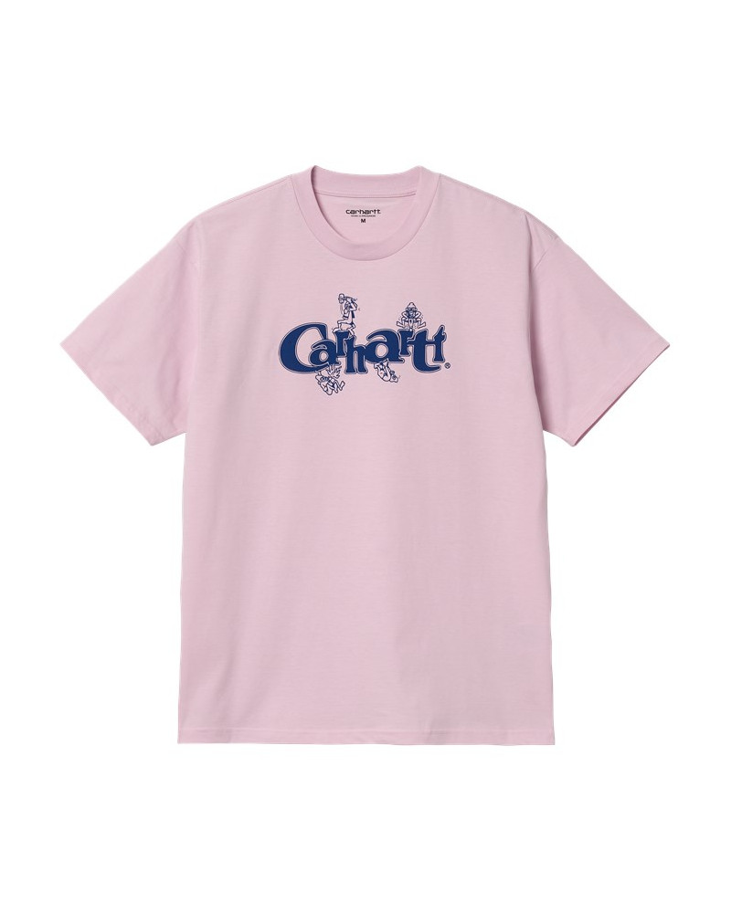 Carhartt Wip Repairs T-Shirt Pale Quartz/Gulf