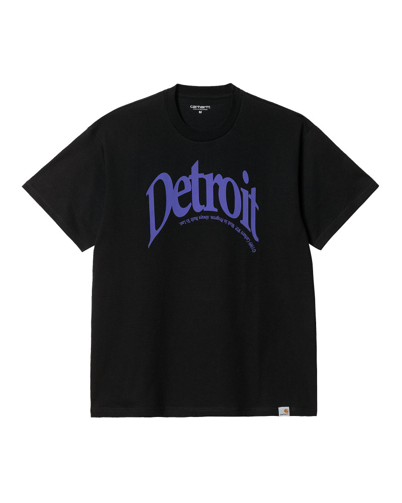 Carhartt Wip Detroit Arch T-Shirt Black/Razzmic