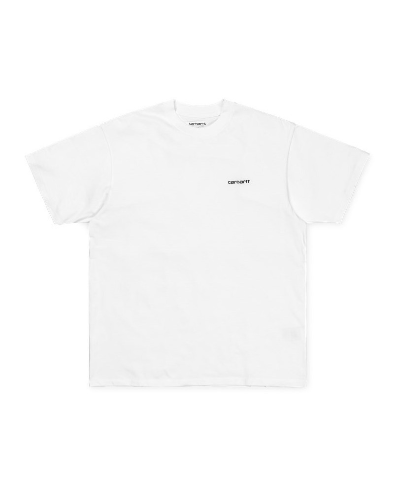 Carhartt Wip Script Embroidery T-Shirt - White/Black