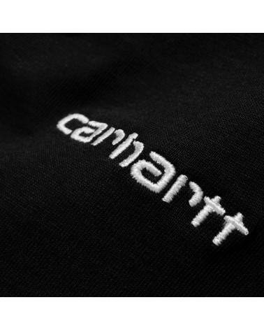 Carhartt Wip Script Embroidery T-Shirt - Black/White