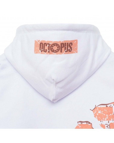 Octopus Felpa Bricks Hoodie White