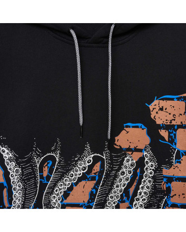 Octopus Felpa Bricks Hoodie Black