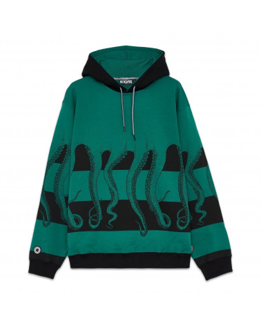 Octopus Sweartshirt Octopus Fullback Hoodie Green
