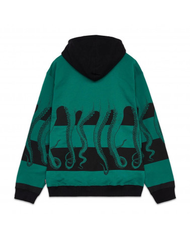 Octopus Sweartshirt Octopus Fullback Hoodie Green