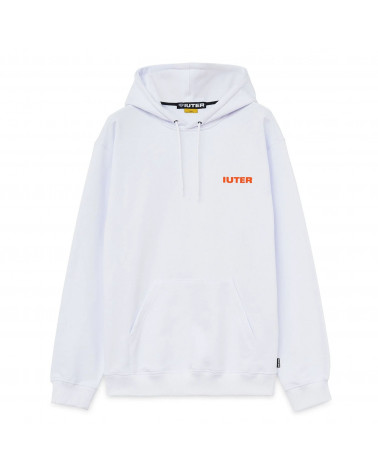 Iuter Sweatshirt Double Logo Hoodie White