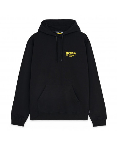 Iuter Sweatshirt Info Hoodie Black
