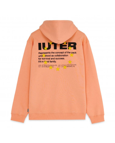 Iuter Sweatshirt Info Hoodie Peach